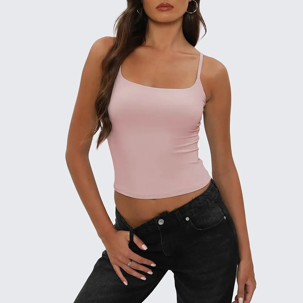 Women Tank Top Casual Sexy Chic Versatile Sleeveless Tops
