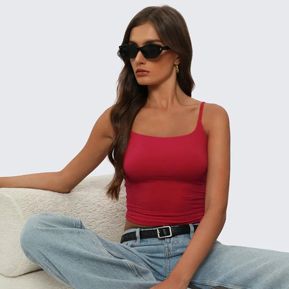 Women Tank Top Casual Sexy Chic Versatile Sleeveless Tops