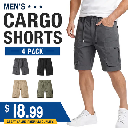 🔥 Men’s Multi-Pocket Cargo Shorts 🩳 Casual Outdoor Work Shorts