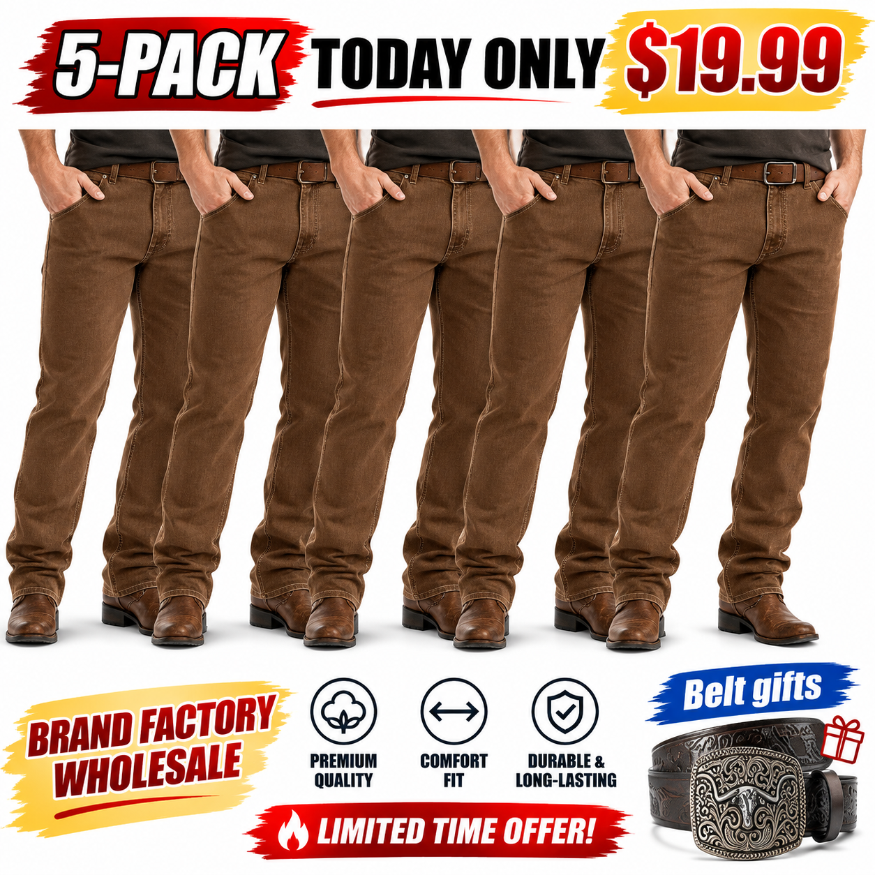 Men's 13Mwz Cowboy Cut Jeans