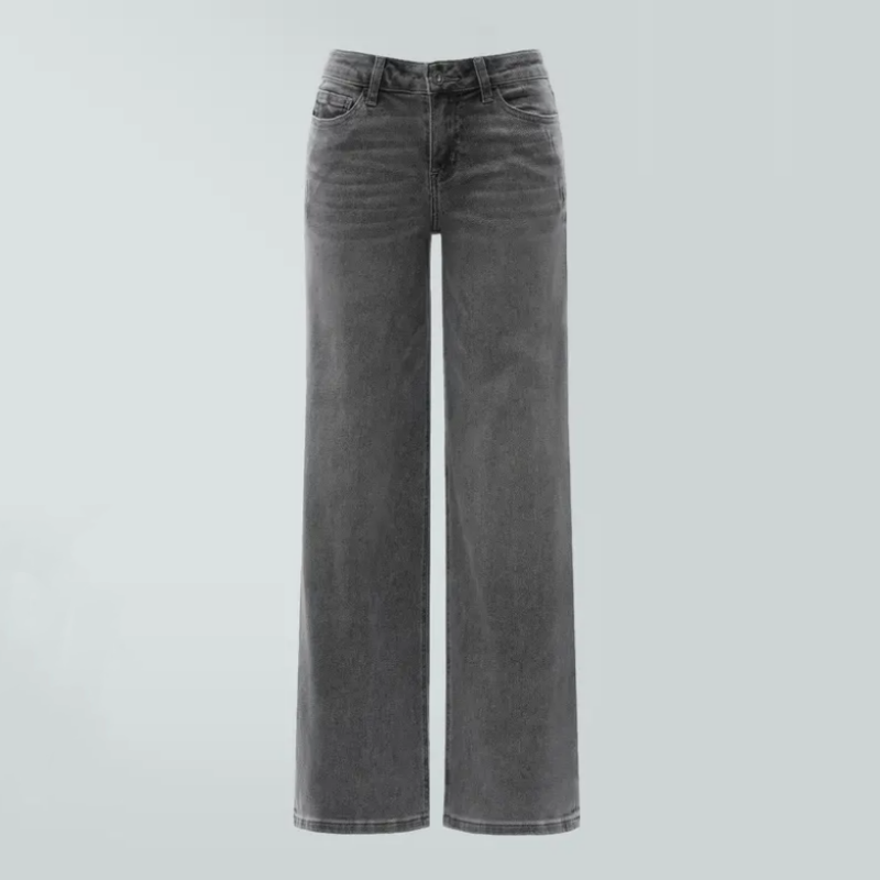 🔥 HOT SALE! High Rise Baggy Jeans 👖 Comfy Stretch Wide Leg Style