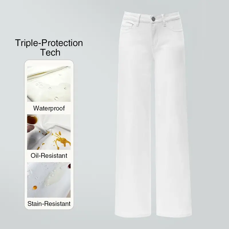 🔥 HOT SALE! High Rise Baggy Jeans 👖 Comfy Stretch Wide Leg Style