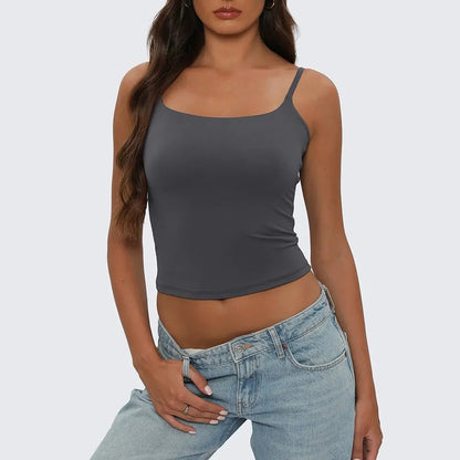 Women Tank Top Casual Sexy Chic Versatile Sleeveless Tops
