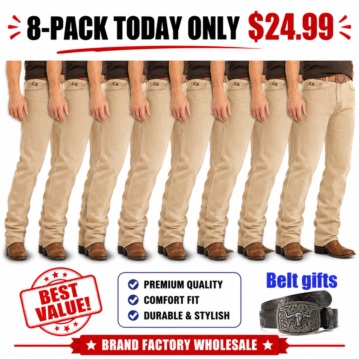 Men's 13Mwz Cowboy Cut Jeans