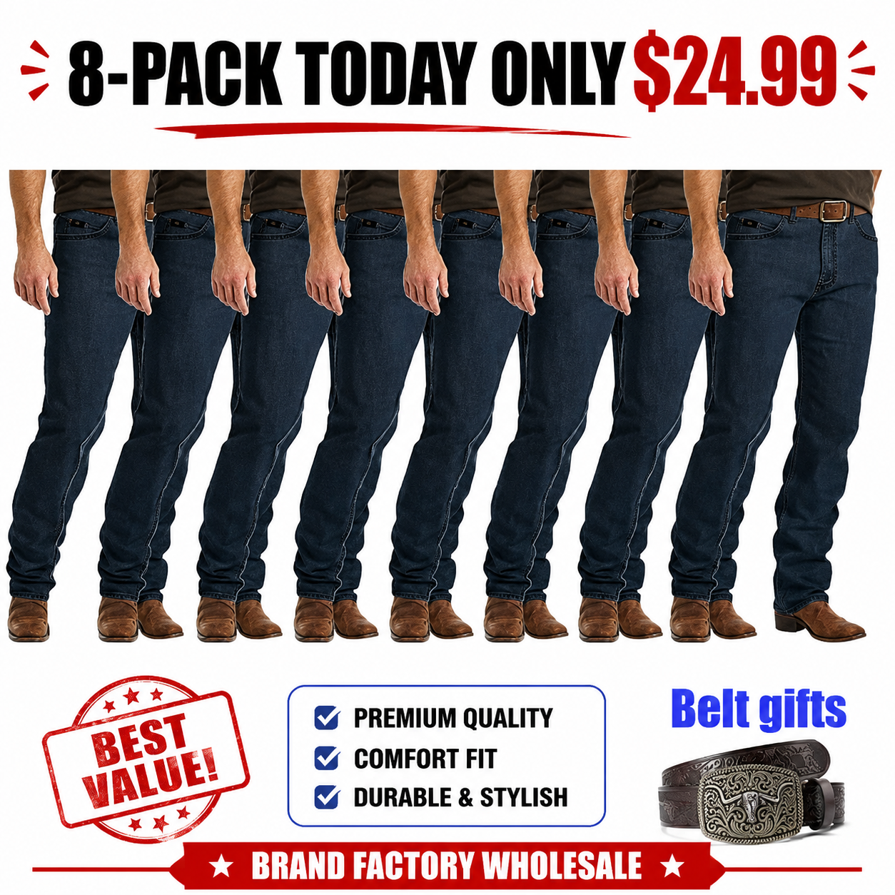 Men's 13Mwz Cowboy Cut Jeans