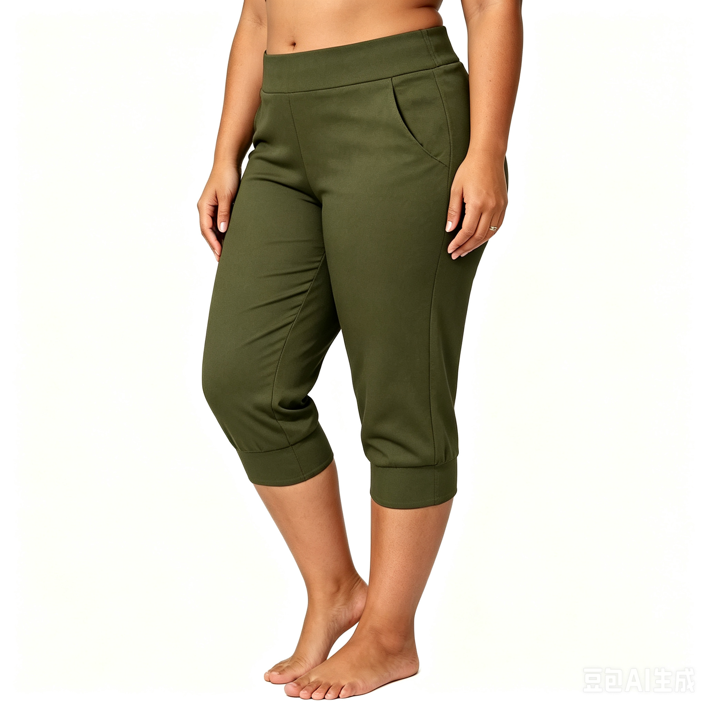 【LAST DAY SALE】Solid Color Minimalist Capri Pants