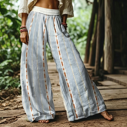 🔥 LAST DAY SALE! Women’s Boho Floral Wide Leg Pants 🌸