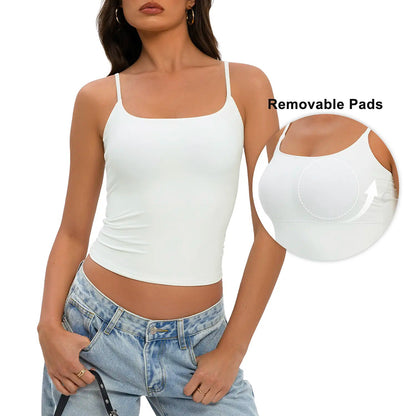 Women Tank Top Casual Sexy Chic Versatile Sleeveless Tops