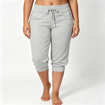 【LAST DAY SALE】Solid Color Minimalist Capri Pants