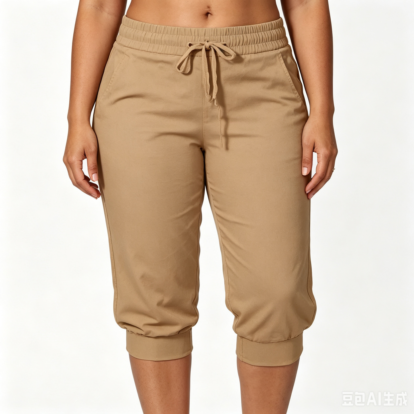 【LAST DAY SALE】Solid Color Minimalist Capri Pants