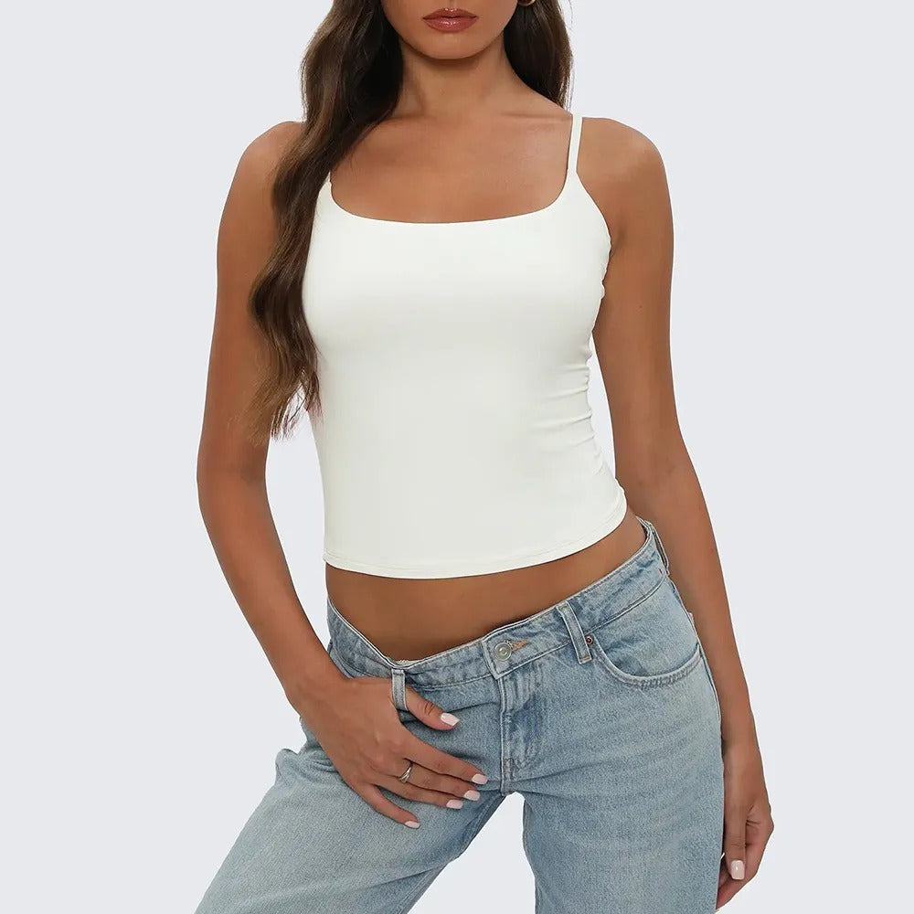Women Tank Top Casual Sexy Chic Versatile Sleeveless Tops