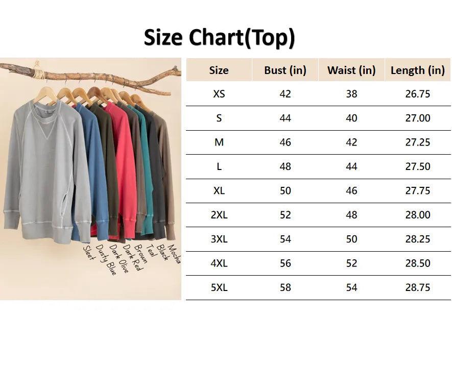 Pigment Dyed Crewneck Sweatshirts With Pockets