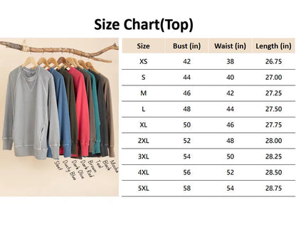 Pigment Dyed Crewneck Sweatshirts With Pockets