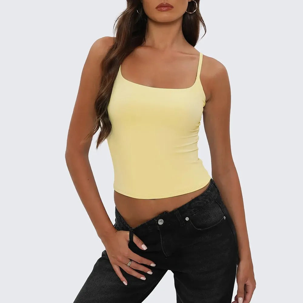 Women Tank Top Casual Sexy Chic Versatile Sleeveless Tops