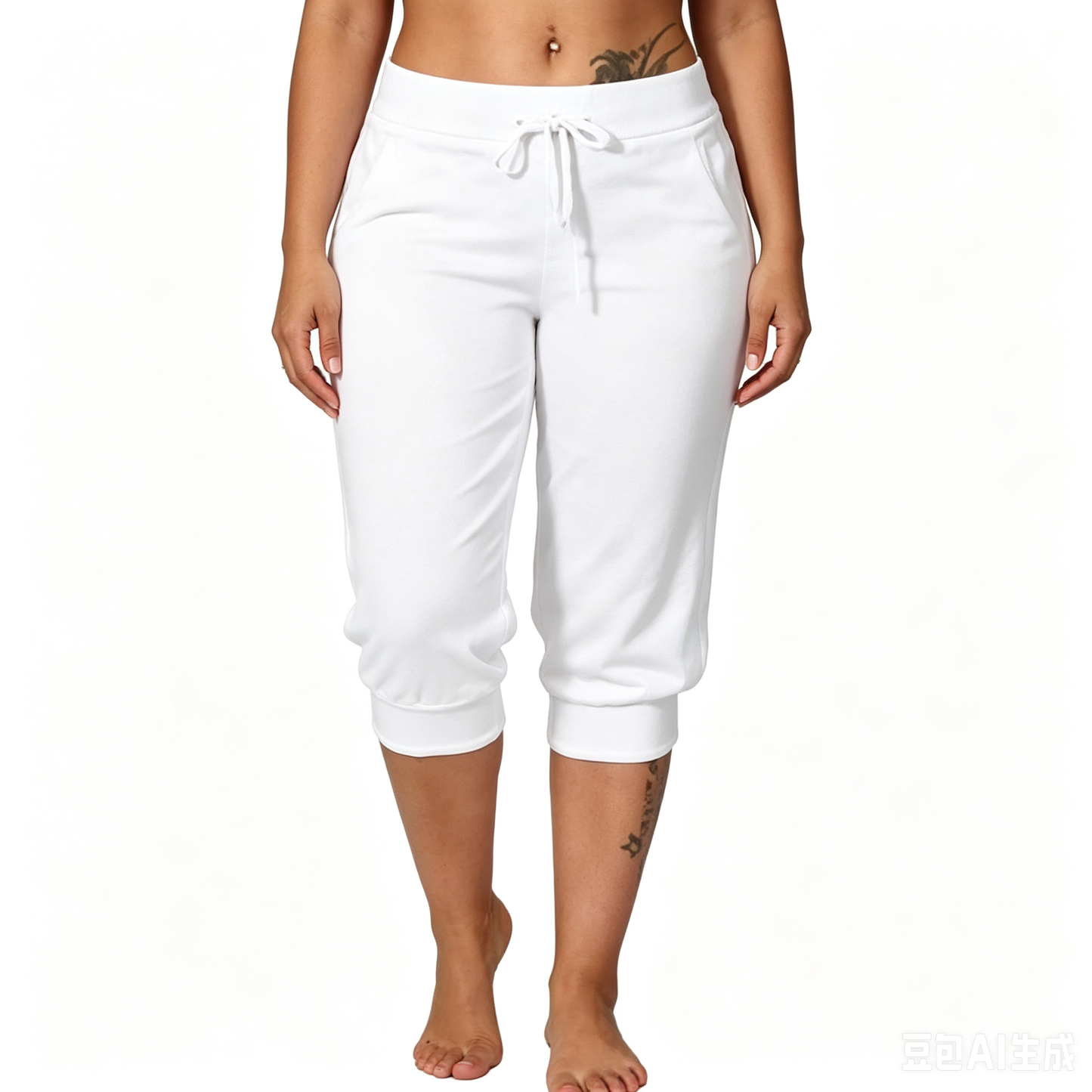 【LAST DAY SALE】Solid Color Minimalist Capri Pants